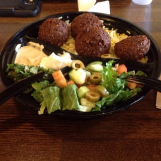 Falafel / Lamb Platter