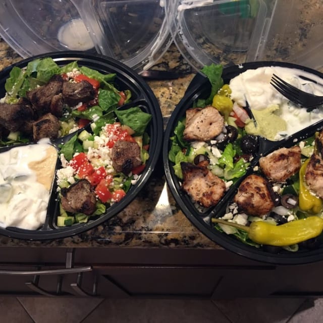 Lamb / Chicken Platter.